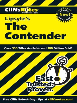 cover image of CliffsNotes on Lipsyte's the Contender